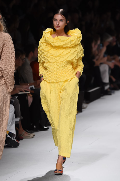 イッセイ ミヤケ(ISSEY MIYAKE) 2015年春夏ウィメンズコレクション シルエット - 写真21