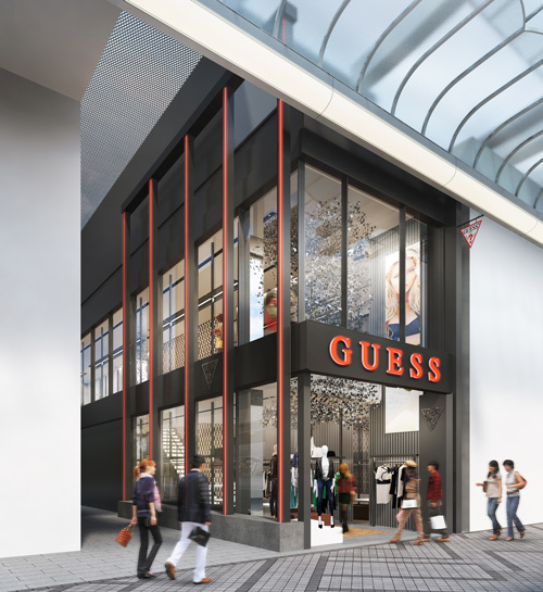 GUESSが大阪・心斎橋に日本初の路面店をオープン - 限定トートバッグや初展開のシューズ｜写真2