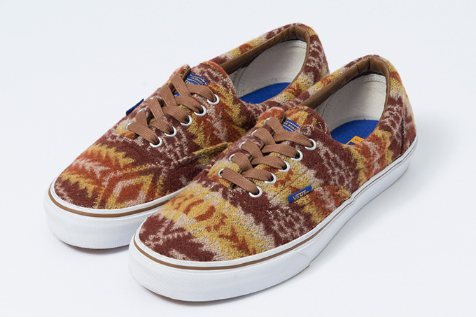 ペンドルトン×VANS、コラボスニーカー登場 - ブルーとブラウンのネイティブパターン｜写真1