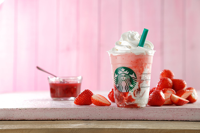 スターバックス(Starbucks Coffee) ストロベリー ディライト フラペチーノ｜写真2