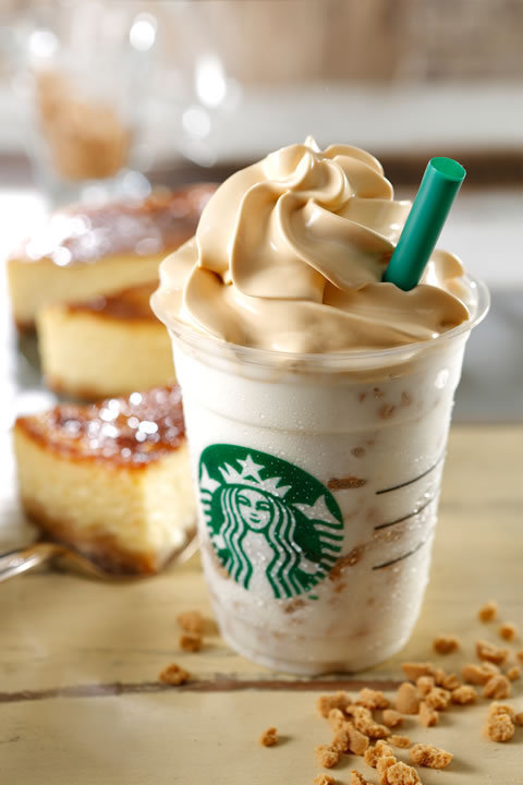 スターバックス(Starbucks Coffee) ベイクド チーズケーキ フラペチーノ｜写真1