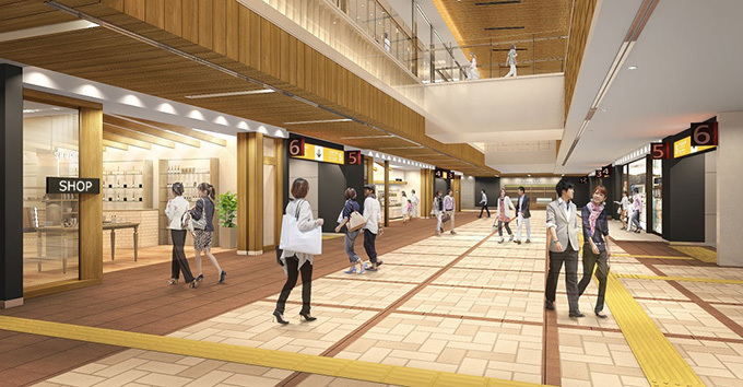 JR立川駅に新施設「エキュート立川 osoto」誕生 -「エキュート立川」2・3階も同時リニューアル｜写真1