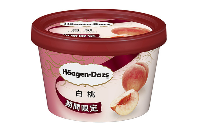 ハーゲンダッツ(Häagen-Dazs) 白桃｜写真1