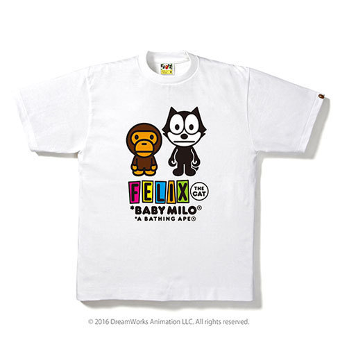 ア ベイシング エイプ×フィリックス ザ キャット、コラボTシャツやフーディーなど発売｜写真1