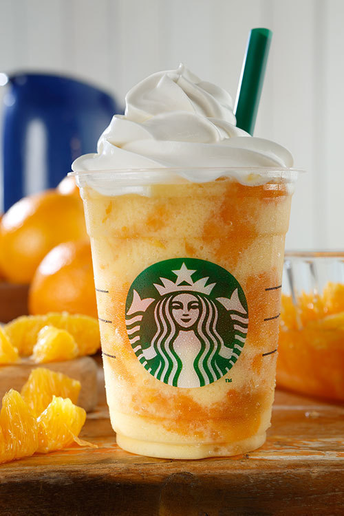 スターバックス(Starbucks Coffee) クラッシュ オレンジ フラペチーノ｜写真2