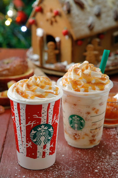 スターバックス(Starbucks Coffee) ホット ベイクド アップル ベイクド アップル フラペチーノ｜写真1