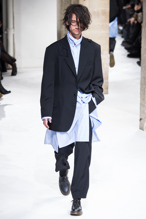 ヨウジヤマモト(Yohji Yamamoto) 2017-18年秋冬メンズコレクション シルエット - 写真10