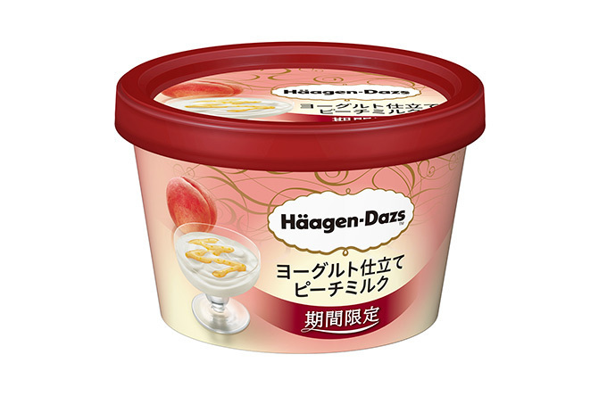 ハーゲンダッツ(Häagen-Dazs) ヨーグルト仕立て ピーチミルク｜写真1