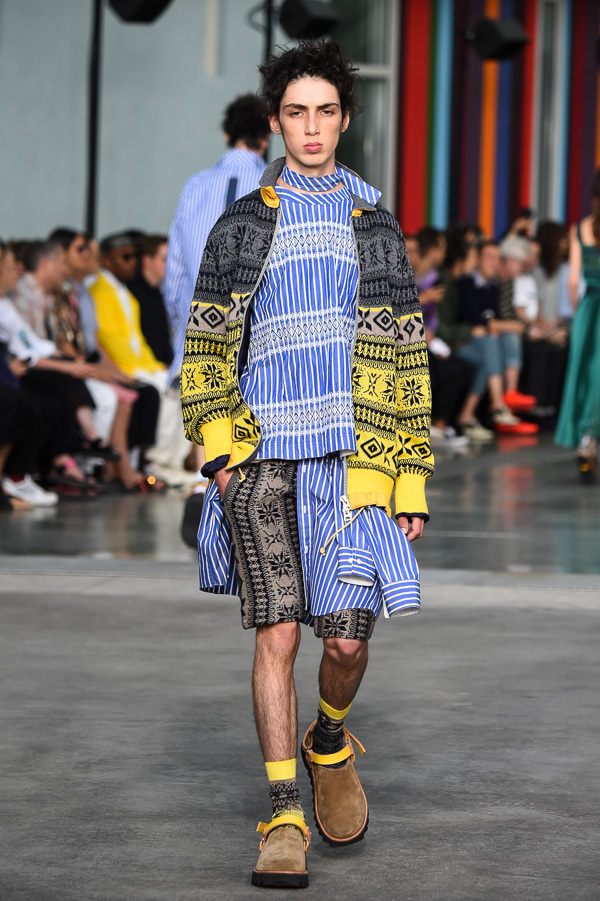 sacai 2018年春夏メンズコレクション - 国境と季節を超えたsacai流ハイブリッド｜写真30