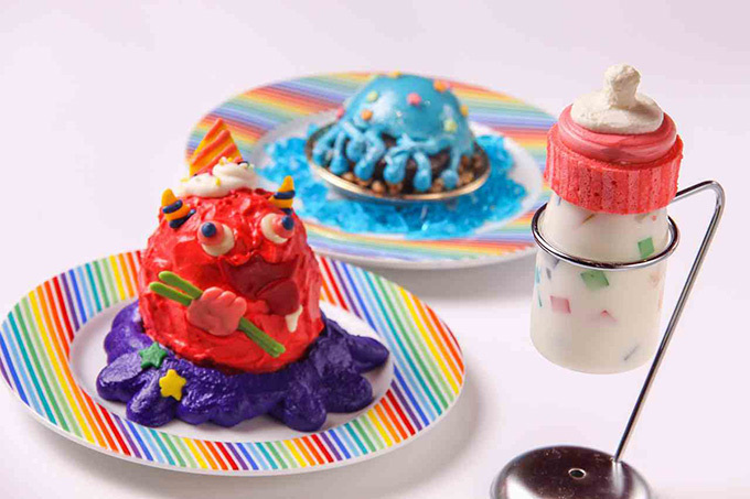 原宿KAWAII MONSTER CAFEの夏メニュー、ピンクモンスターバーガーやクラゲケーキ｜写真7