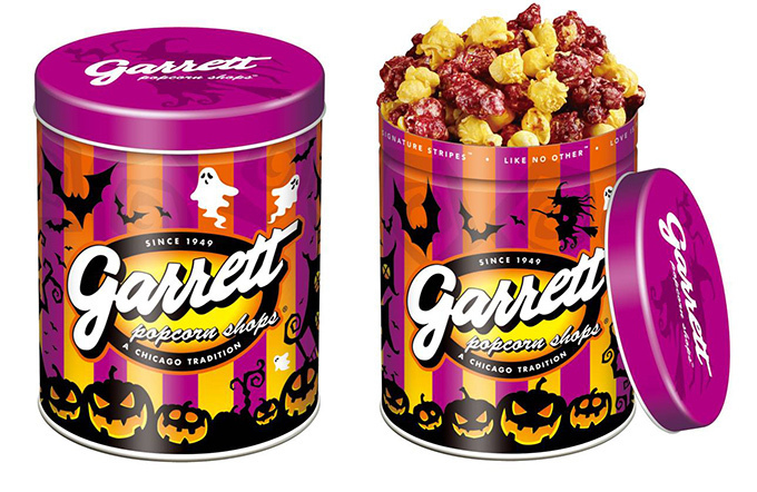 ギャレット ポップコーン×Q-pot.コラボ、ハロウィン限定“チョコレートの城をオバケが飛び回る”缶｜写真8