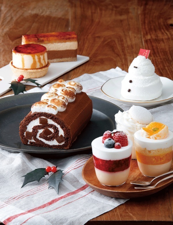 パティスリー キハチ、雪だるまをイメージしたケーキやクリスマスカラーのウィンタースイーツ発売｜写真1