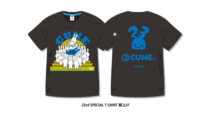 キューン(CUNE) ウサギコラボTシャツ｜写真2