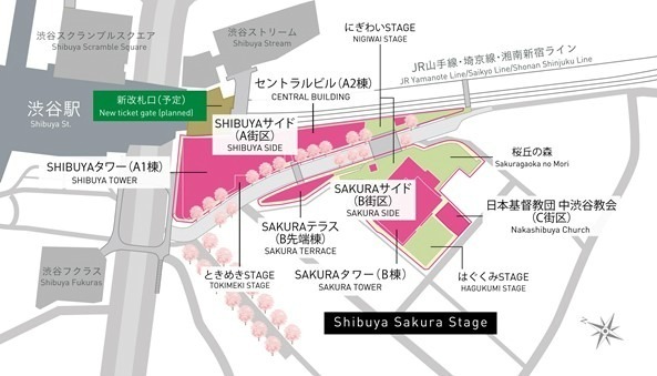 「渋谷サクラステージ」2つの高層ビルを擁す渋谷駅桜丘口の大規模再開発、歩行者デッキ・屋外広場を整備｜写真16