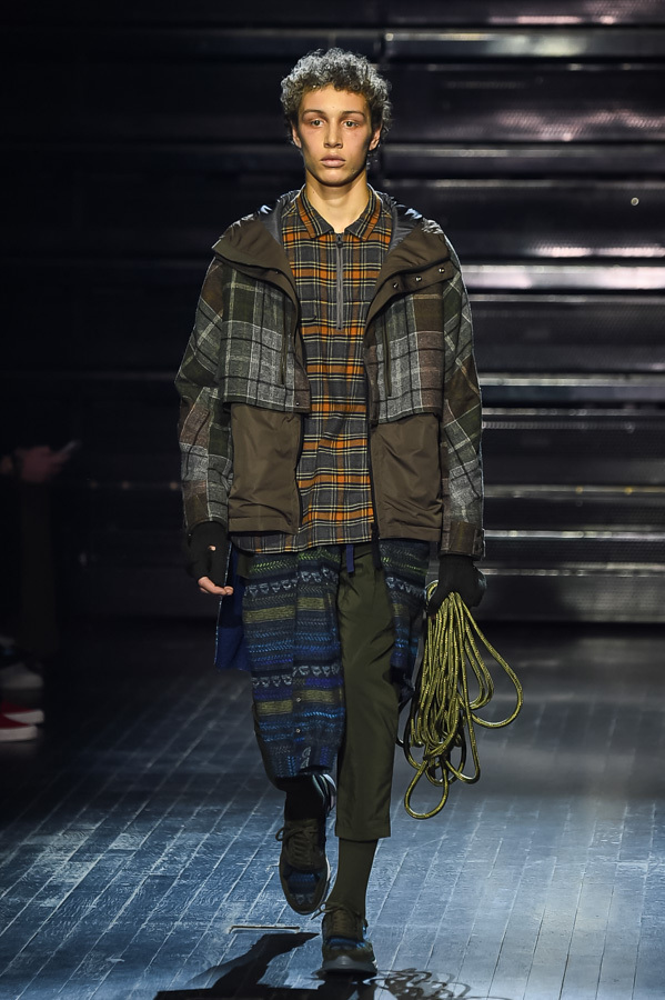 ホワイトマウンテニアリング(White Mountaineering) 2018-19年秋冬メンズコレクション シルエット - 写真2