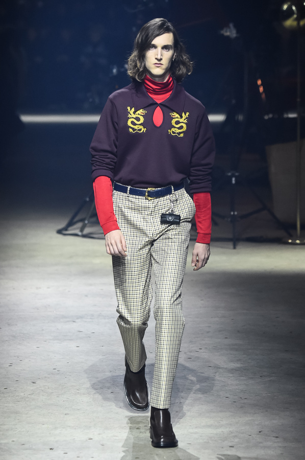 ケンゾー(KENZO) 2018-19年秋冬メンズコレクション シルエット - 写真8