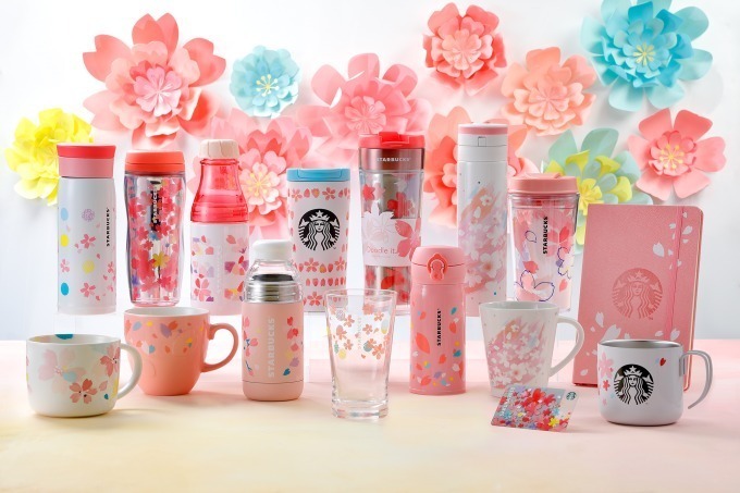 スターバックスの「SAKURAシリーズ」桜モチーフのタンブラーやスタバカード限定発売 - ファッションプレス