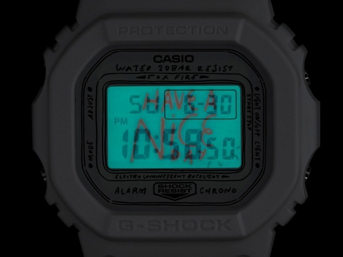 G-SHOCK×イラストレーター⻑場雄のコラボ腕時計 - 手書き文字、あたたかなイラストをデザイン｜写真3