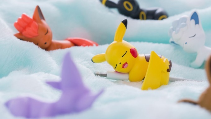 「ポケットモンスター すやすや☆オン・ザ・ケーブル」ピカチュウなど全6種、充電ケーブルを断線から保護｜写真7