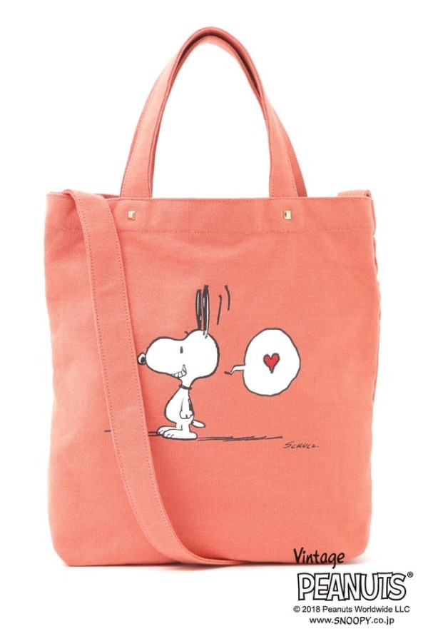 ジルスチュアート SNOOPY PRINT TOTE  7,000円+税