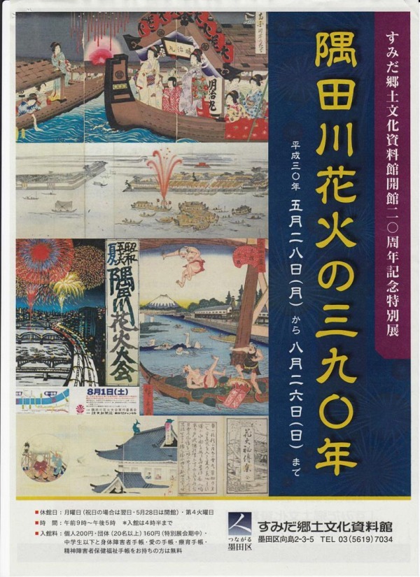 すみだ郷土文化資料館の特別展「隅田川花火の390年」浮世絵や最古の動画でその歴史を振り返る｜写真3