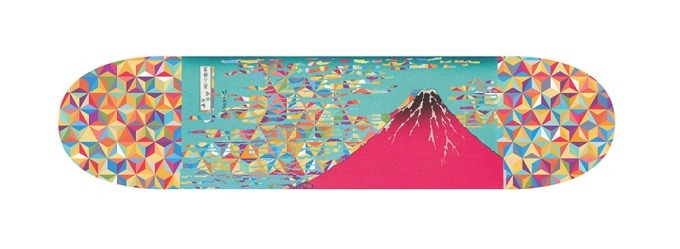 銀座蔦屋書店で「ネオ北斎」、浮世絵『富嶽三十六景』をサイケデリックにアレンジしたバッグなど｜写真2