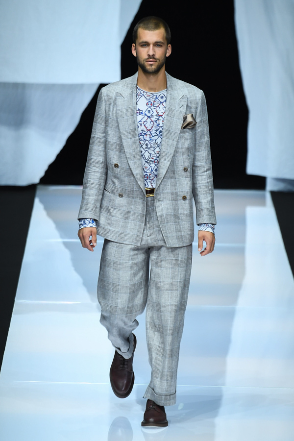 ジョルジオ アルマーニ(Giorgio Armani) 2019年春夏メンズコレクション シルエット - 写真12