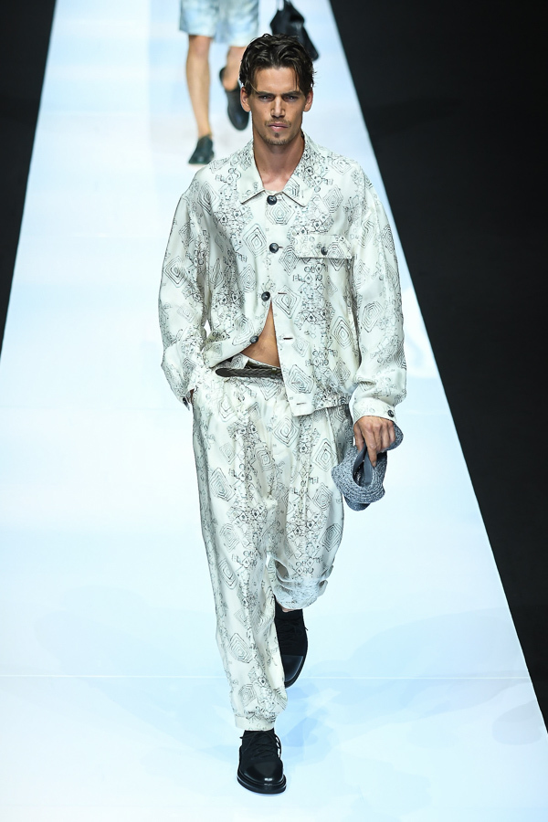 ジョルジオ アルマーニ(Giorgio Armani) 2019年春夏メンズコレクション シルエット - 写真74