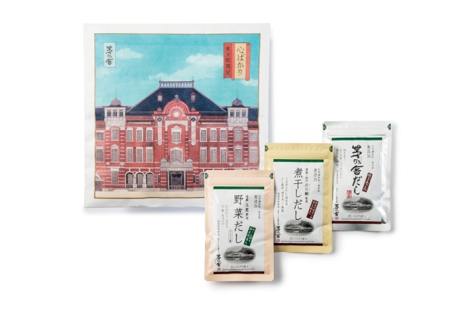 茅乃舎「東京駅限定だし 3種セット『心ばかり』」 1,250円