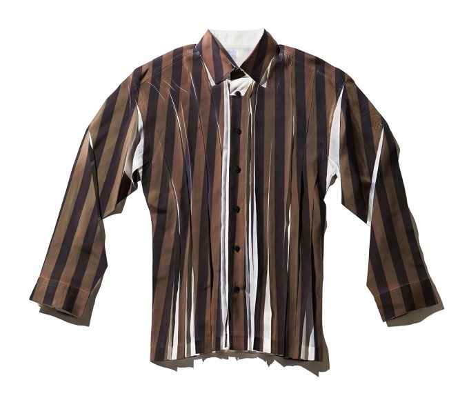 STRIPE WRINKLE SHIRT 38,000円＋税