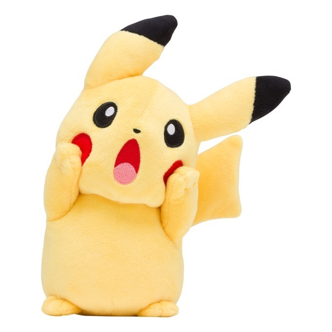 ＜会場限定＞叫びピカチュウぬいぐるみ 1,400円(税込)
© 2018 Pokémon. © 1995-2018 Nintendo/Creatures Inc./GAME FREAK inc. 
ポケモン・Pokémonは任天堂・クリーチャーズ・ゲームフリークの登録商標です。