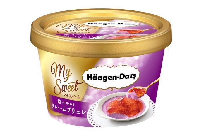 ハーゲンダッツ(Häagen-Dazs) 紫イモのクレームブリュレ マイスイート｜写真1