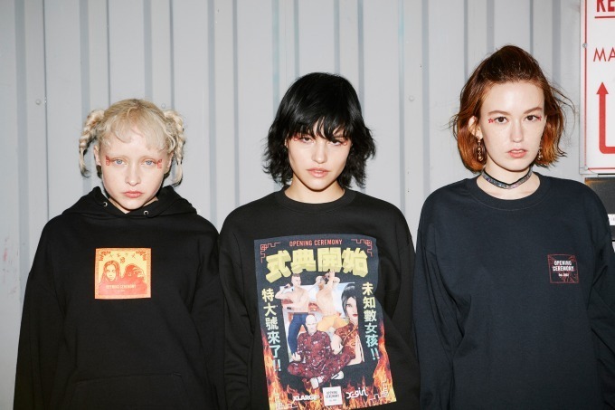 XLARGE×X-girl×オープニングセレモニー、チャイナ風ジャカードサテンのジャケットなど｜写真1