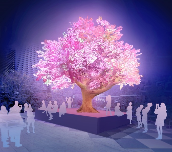 日本橋エリア「日本橋 桜フェスティバル」桜のデジタルアートも登場