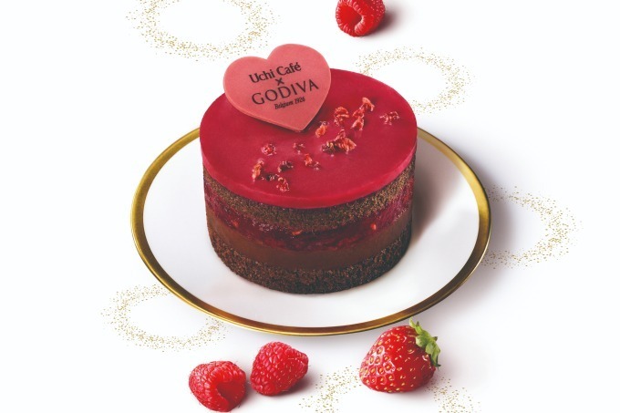 Uchi Café × GODIVA ショコラケーキラズベリー 450円(税込)