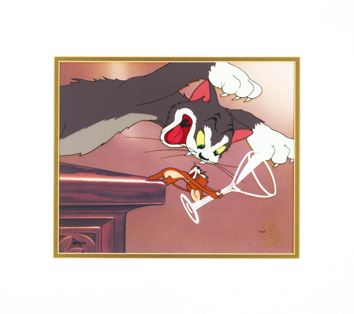 『トムとジェリー』
「上には上がある」セル・セットアップ
TOM AND JERRY and all related characters and elements © ＆TM Turner Entertainment Co. (s20)