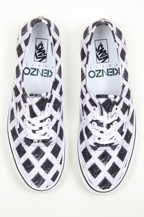 KENZO×VANSのコラボ第3弾は、マーブルとグレーププリントのオーセンティックとスリッポン｜写真4