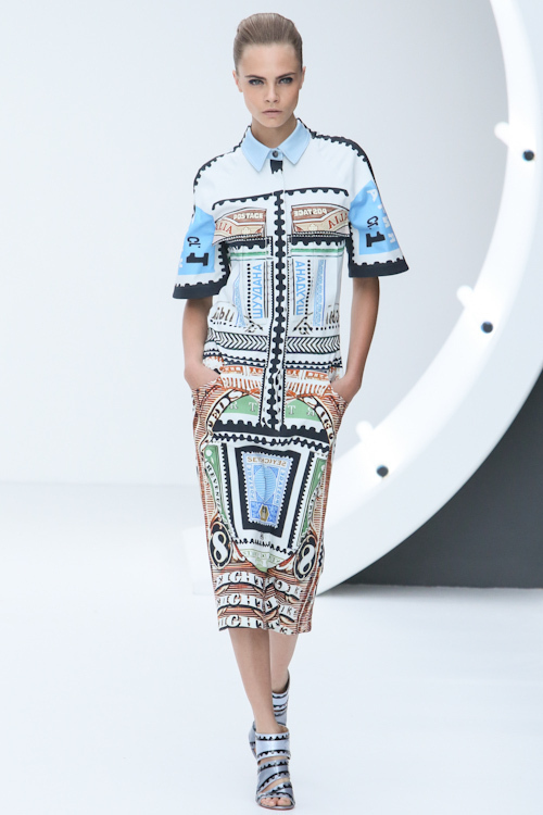 メアリー カトランズ(Mary Katrantzou) 2013年春夏ウィメンズコレクション シルエット - 写真7