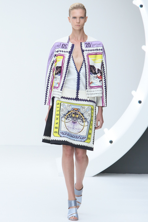 メアリー カトランズ(Mary Katrantzou) 2013年春夏ウィメンズコレクション シルエット - 写真10