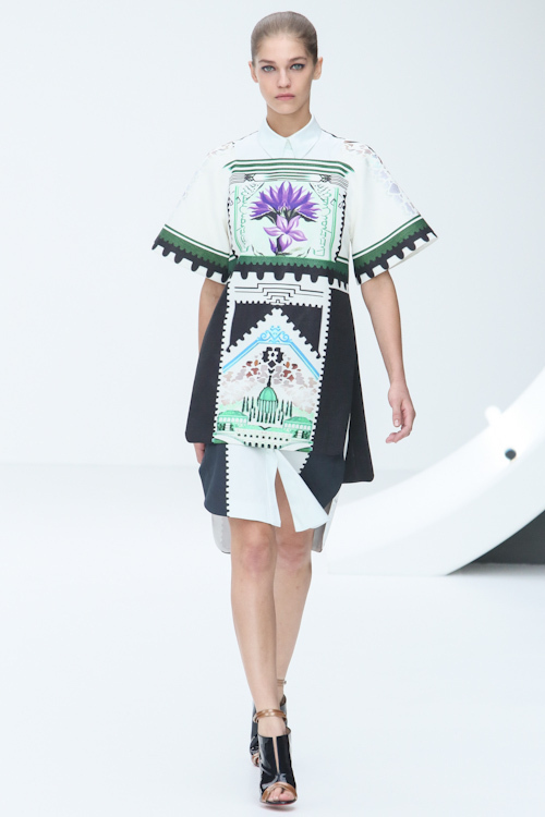 メアリー カトランズ(Mary Katrantzou) 2013年春夏ウィメンズコレクション シルエット - 写真11