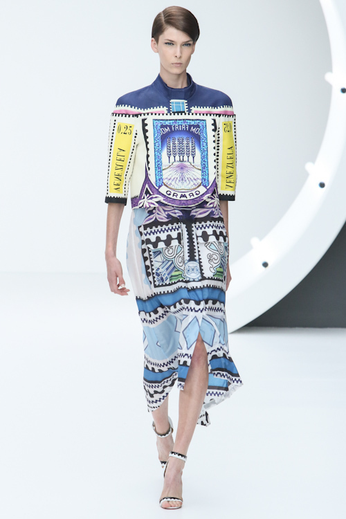 メアリー カトランズ(Mary Katrantzou) 2013年春夏ウィメンズコレクション シルエット - 写真13