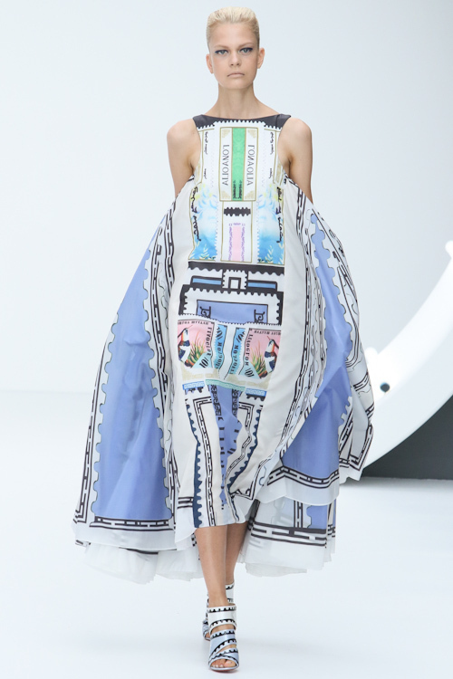 メアリー カトランズ(Mary Katrantzou) 2013年春夏ウィメンズコレクション シルエット - 写真15