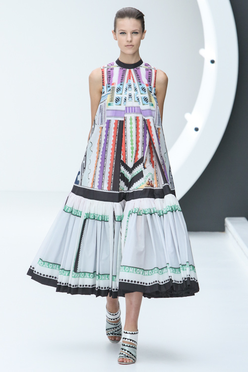 メアリー カトランズ(Mary Katrantzou) 2013年春夏ウィメンズコレクション シルエット - 写真16