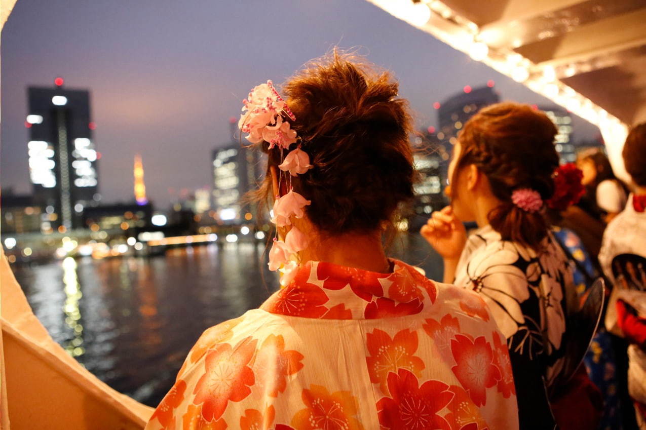 東京湾納涼船 2019夏、夜景を一望できる“浴衣スポット”- パーティプランやゆかた割も｜写真1