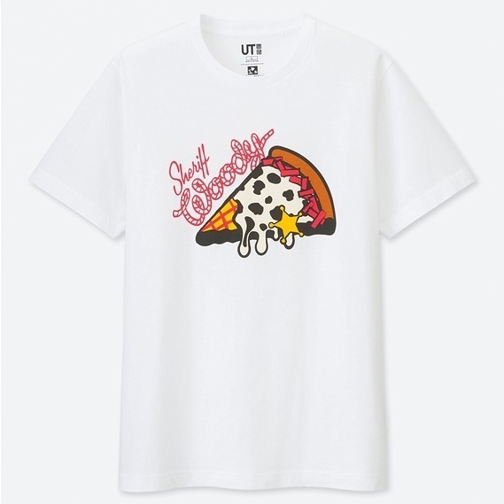 ＜ユニクロUT＞ウッディをピザに見立てたTシャツなど