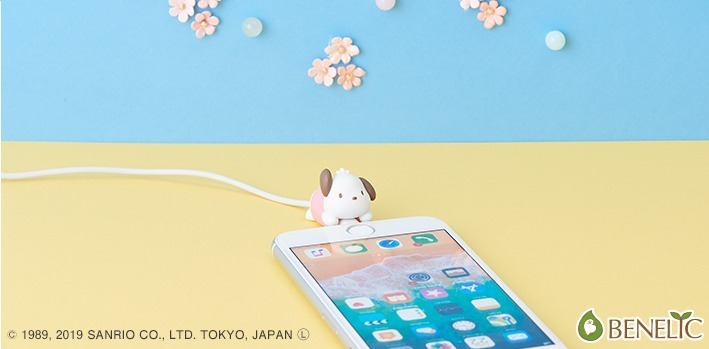 ポチャッコ＆タキシードサムのiPhone用アクセサリー「ケーブルバイト」サンリオとコラボ｜写真1