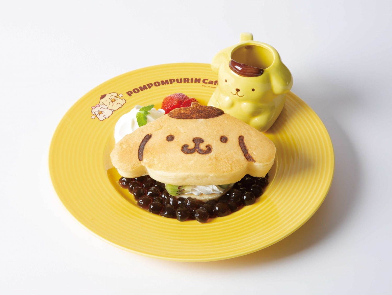 ポムポムプリンカフェの“タピオカ”限定メニュー - プリン型パンケーキやパフェ、デザートドリンク｜写真1