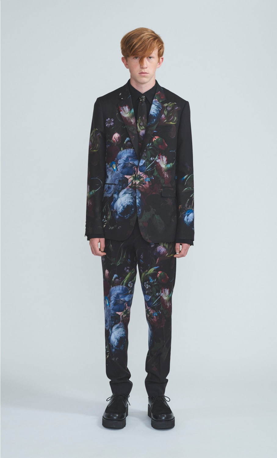 WOOL GABARDEINE INKJET JACKET (FLOWER OIL PAINTING) 62,000円 〈2019年9月中旬発売〉