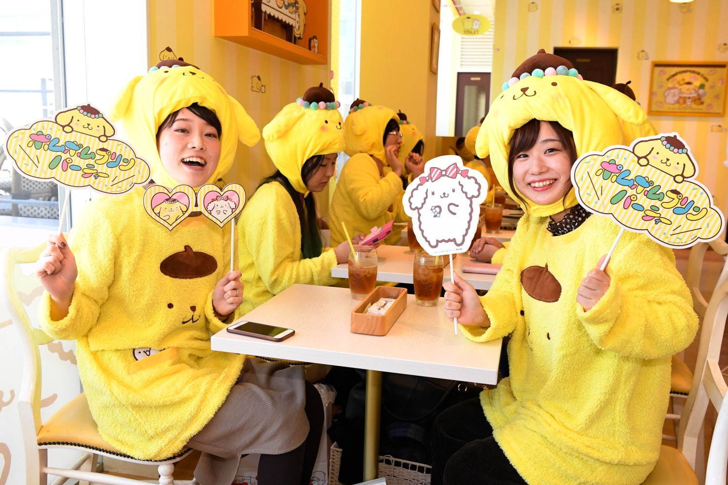 ポムバサダー限定の“なりきり”女子会「ポムポムプリンパーティー」ポムポムプリンカフェ全国3店舗で開催｜写真4