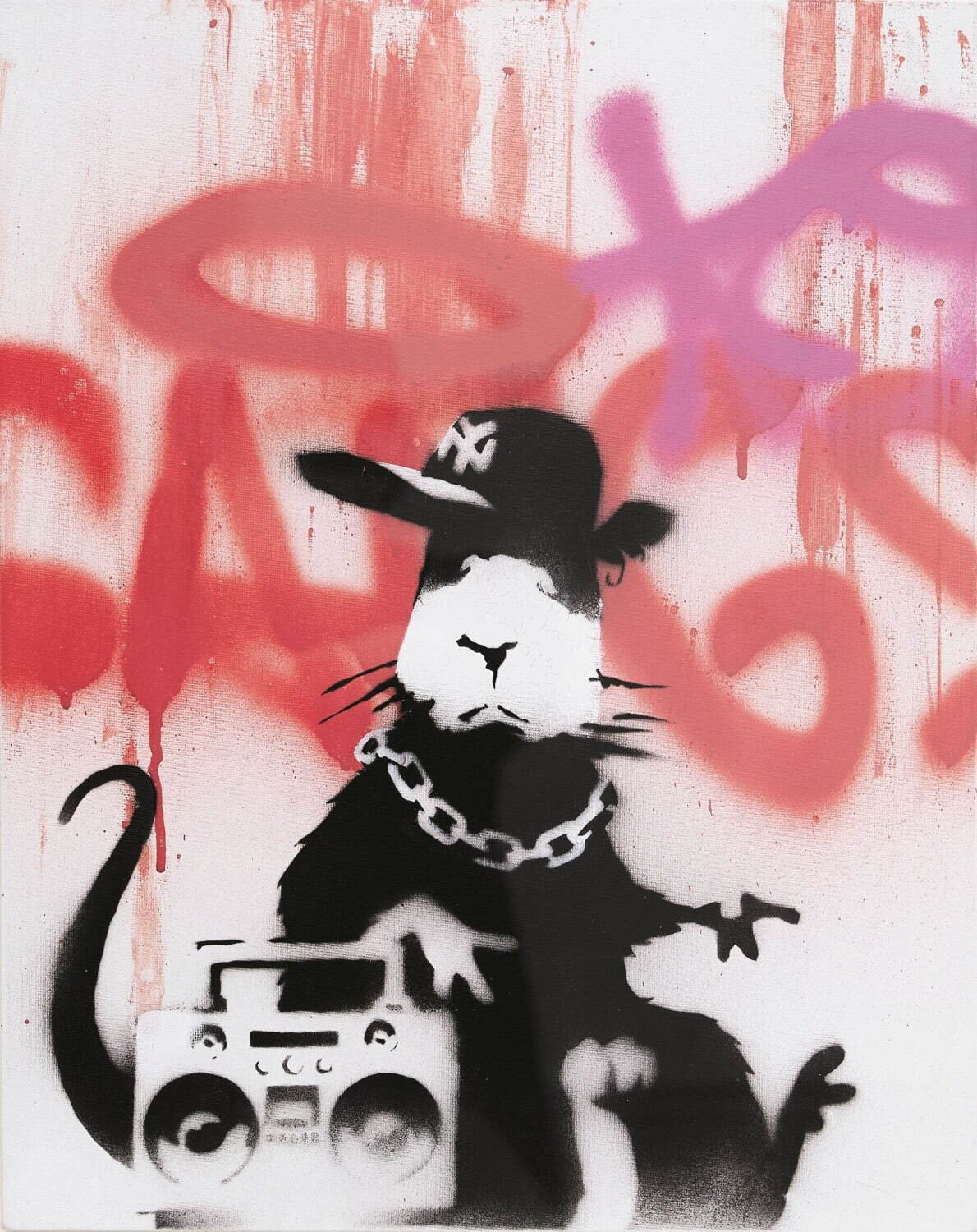 バンクシー《ギャングスタ・ラット》 <i width="1190" height="1500">Gangsta Rat</i> 2004年 個人蔵